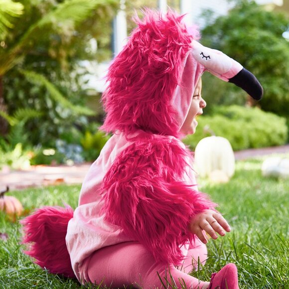 Pottery Barn Kids Baby Flamingo Costume 12-24M - Picture 5 of 9